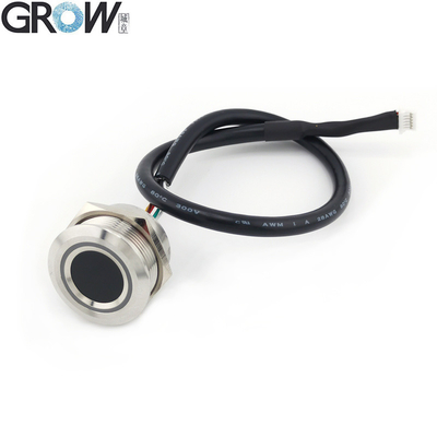 GROW R503PRO UART USB 1500 용량 둥근 RGB LED 제어 DC3.3V 용량 지문 모듈 센서 스캐너