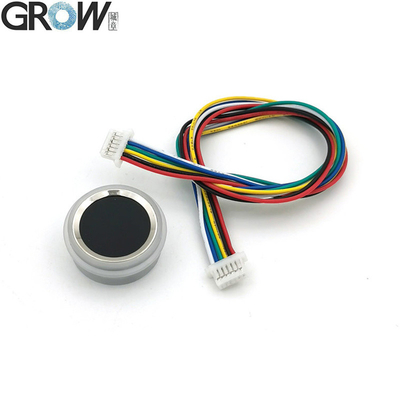성장 R502-F IP65 방수 작은 DC3.3V RGB LED 직경 21.5mm SH1.0-6pin 용량 둥근 지문 모듈