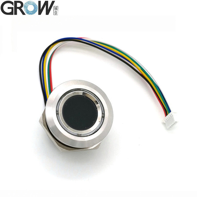 신형 원형 RGB 반지 표시 LED 제어 DC3.3V 용량 지문 모듈 센서 스캐너