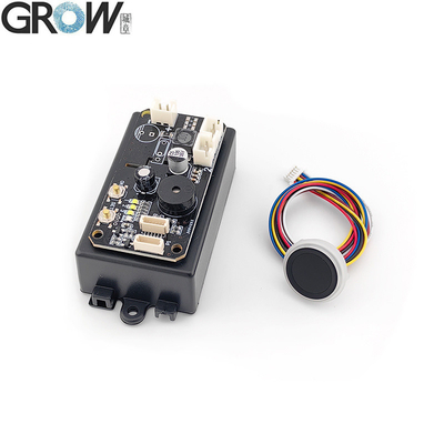 GROW KS220-S+R558-S DC12V 2개 릴레 지문 접근 제어판 자동 잠금/연속/조그 모드 관리자/사용자