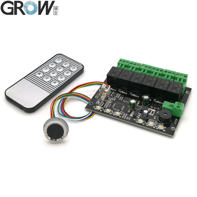 GROW K219-A+R502-A DC12V 6 릴레이 적외선 리모컨 보드 프로그래밍 가능 시간 릴레이 지문