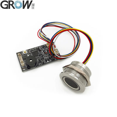 GROW KS200+R503 4*AA 배터리 또는 DC3.7V-6.5V 반지 표시등 문 액세스 제어 용량 지문 액세스 제어판