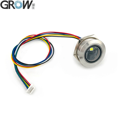 GROW GM861-LED 백색 보조 조명 UART/USB 1D/2D 바코드 QR 코드 바코드 스캐너 모듈 (스테인리스 스틸 인클로저 포함)